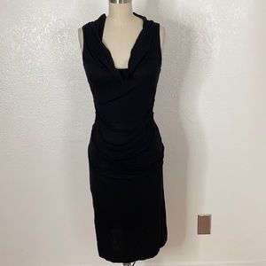 James Perse little black goth cotton dress 1